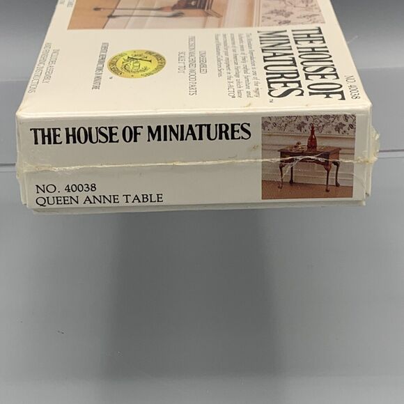 The House of Miniatures Queen Anne Table Dollhouse Kit 40038 X-ACTO Sealed NOS - Picture 5 of 8